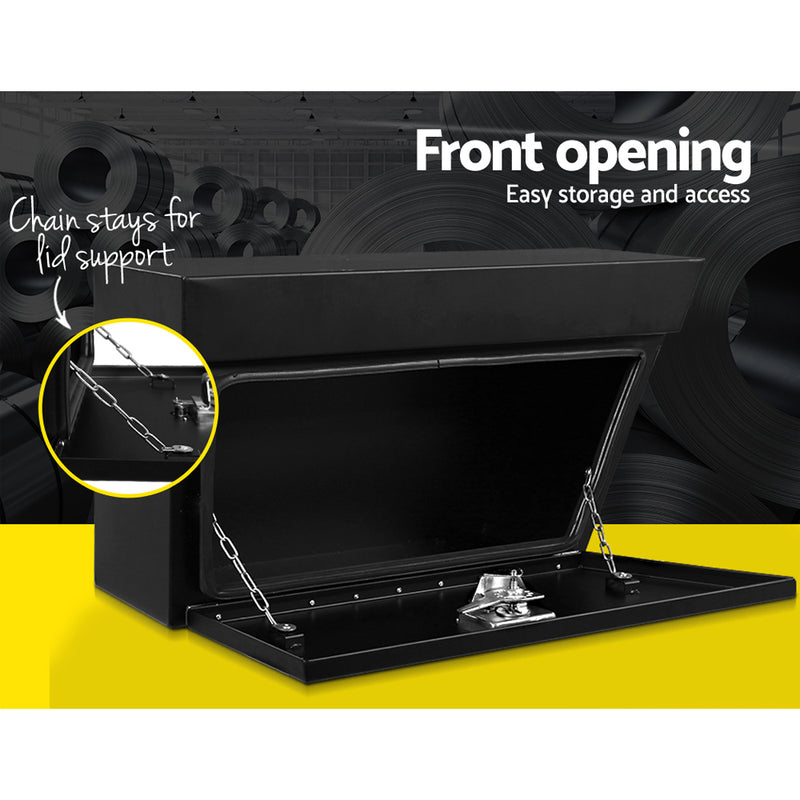 Giantz Ute Tool Box Right UnderTray Toolbox Under Tray Aluminium Underbody - Sale Now
