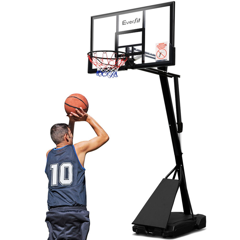 Everfit Pro Portable Basketball Stand System Ring Hoop Net Height Adjustable 3.05M - Sale Now