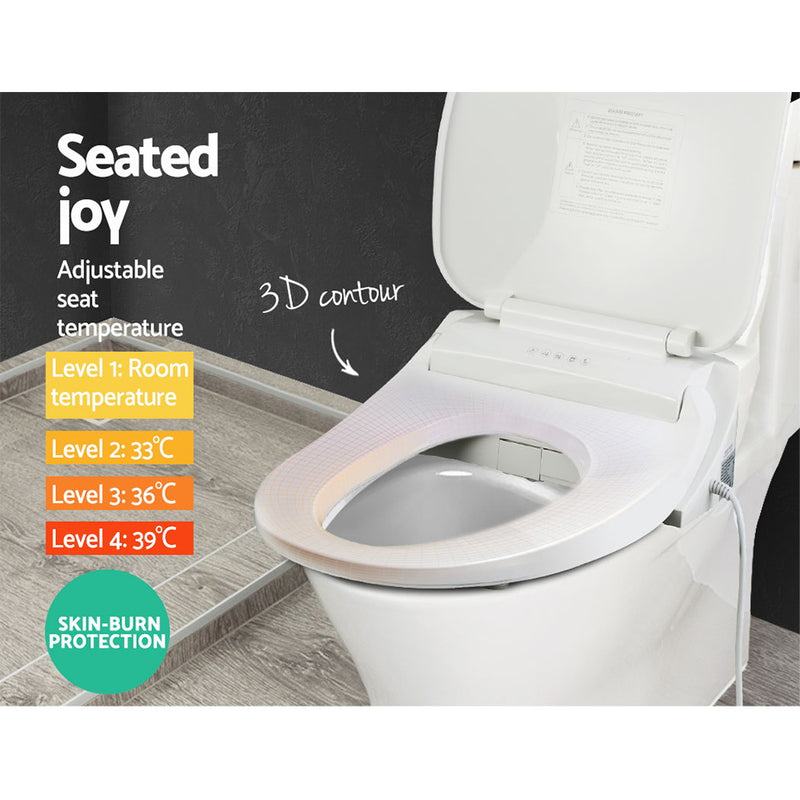 Smart Electric Bidet Toilet Seat Cover Seats Paper Saving Auto Wash Electronic - Sale Now