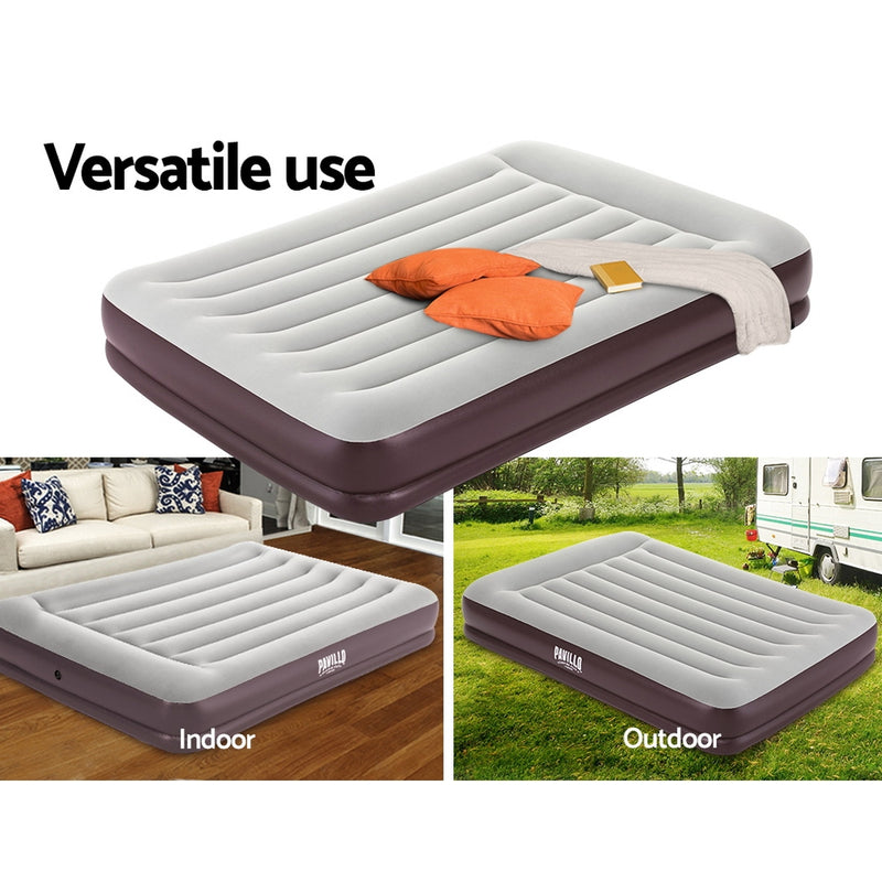 Bestway Air Bed Beds Queen Size Inflatable Mattress Sleeping Camping Outdoor - Sale Now