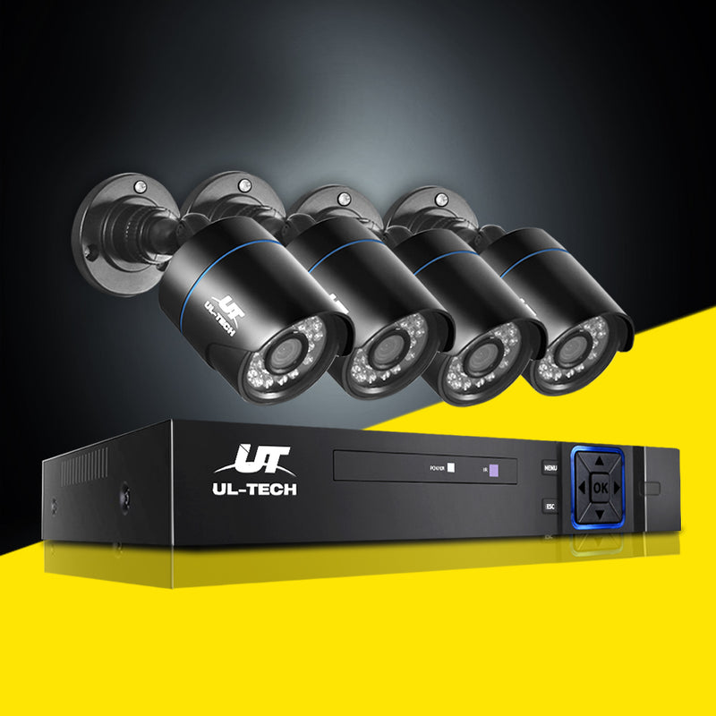 UL Tech 1080P 4 Channel HDMI CCTV Security Camera - Sale Now