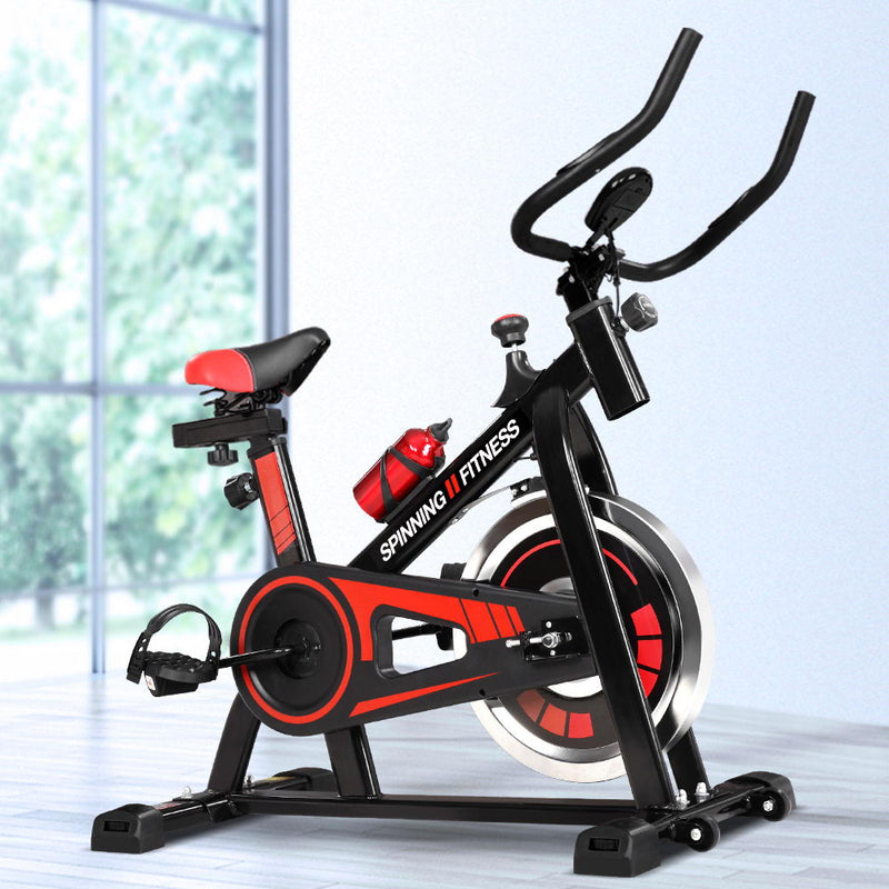 Spin Bike Exercise Bike Flywheel Fitness Home Commercial Workout Gym Holder - Sale Now