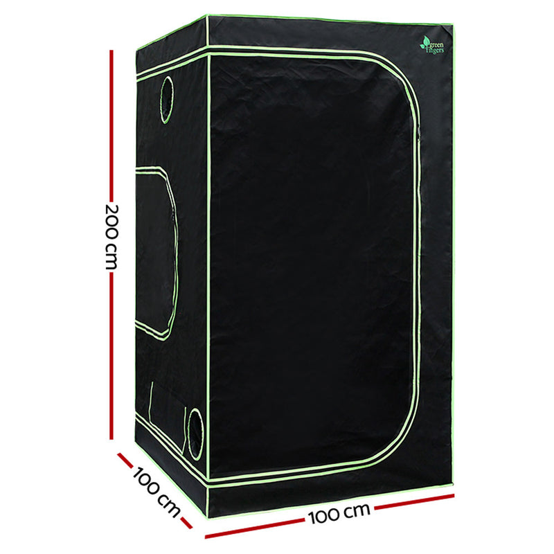 Greenfingers 1680D 1MX1MX2M Hydroponics Grow Tent Kits Hydroponic Grow System - Sale Now