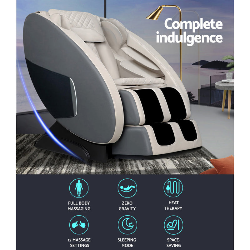 Electric Massage Chair Zero Gravity Recliner Full Body Back Shiatsu Massager - Sale Now