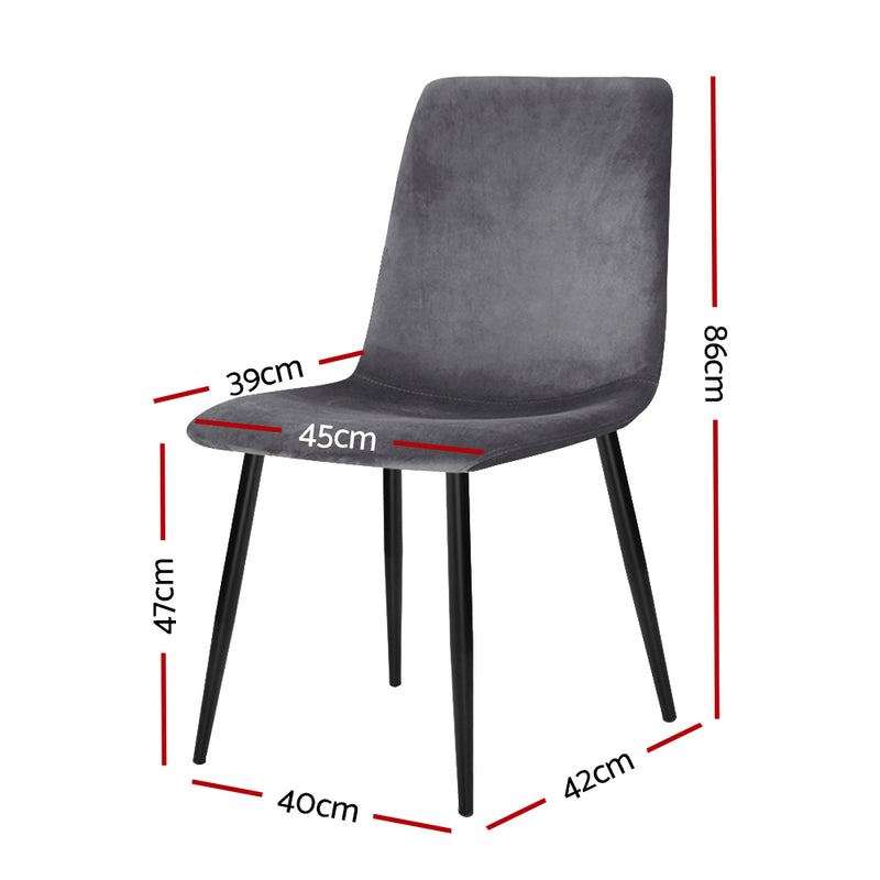 Set of 4 Artiss Modern Dining Chairs - Sale Now