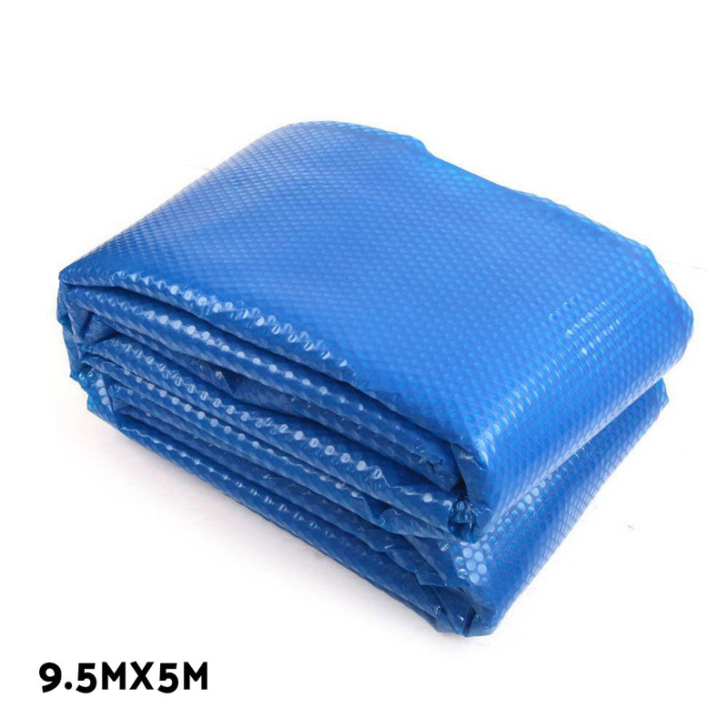 Aquabuddy Solar Swimming Pool Cover Bubble Adjustable Blanket Roller 9.5M X5M - Sale Now