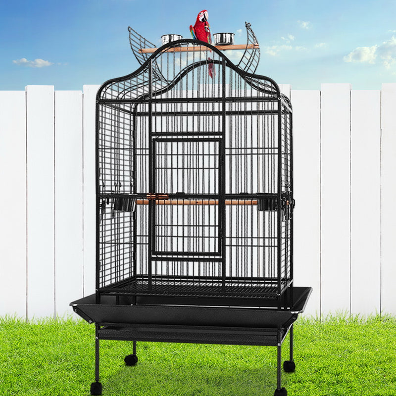 i.Pet Bird Cage Pet Cages Aviary 168CM Large Travel Stand Budgie Parrot Toys - Sale Now