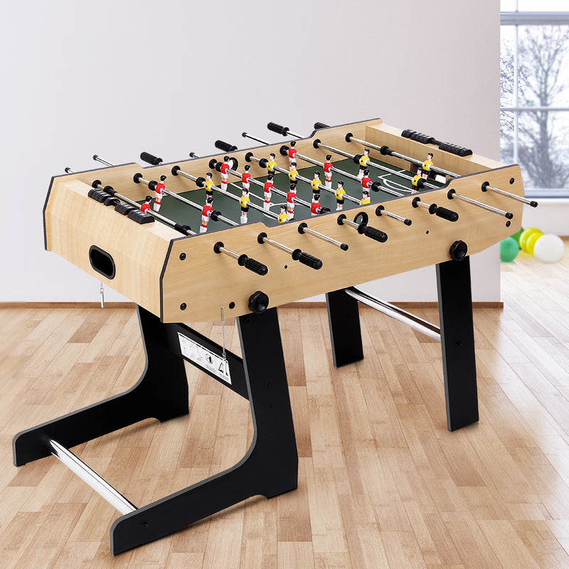 4FT Foldable Soccer Table Tables Balls Foosball Football Game Home Party Gift - Sale Now