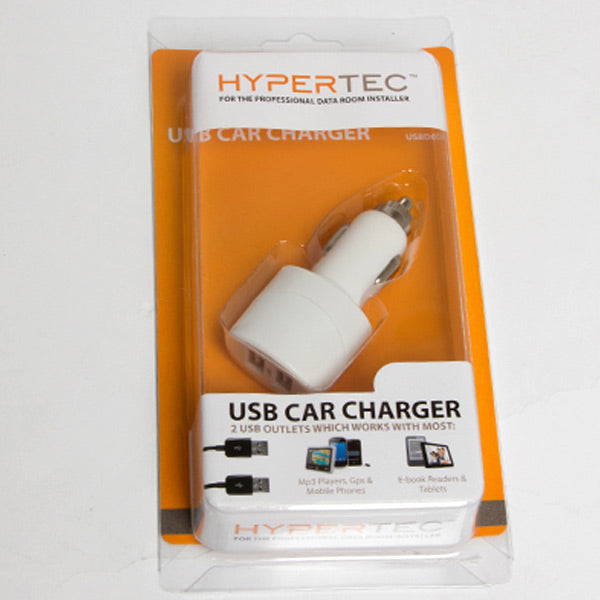 HYPERTEC USB Dual Car Charger - Sale Now