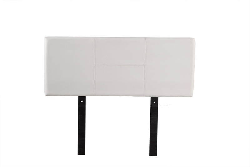 PU Leather Double Bed Headboard Bedhead - White - Sale Now