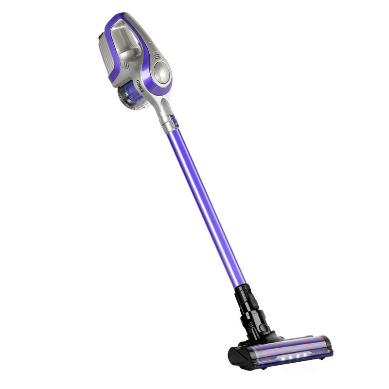 Devanti Cordless 150W Handstick Vacuum Cleaner - Purple and Grey - Sale Now