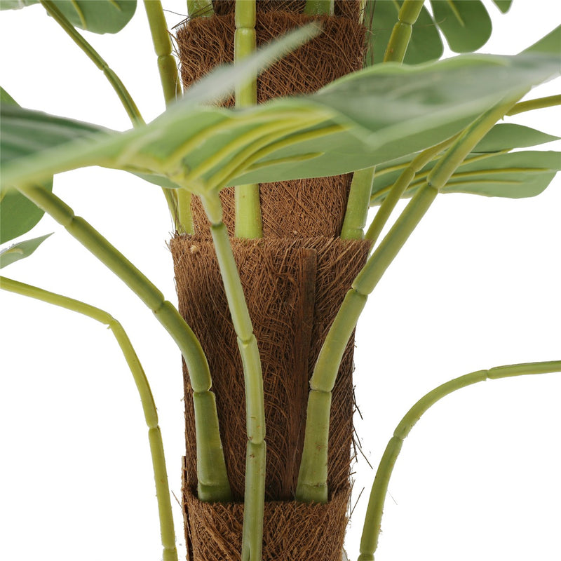 Artificial Money Plant (Monstera) with decorative pot 180cm - Sale Now