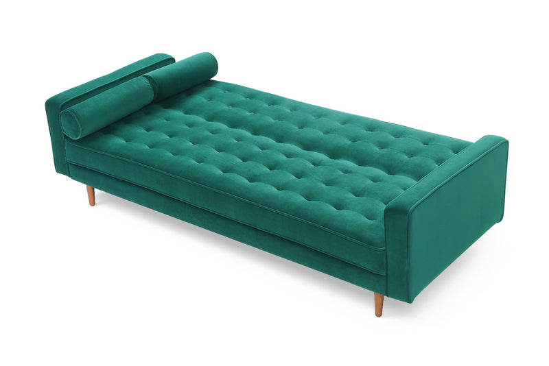 Sofa Marcella Green Velvet Fabric - Sale Now