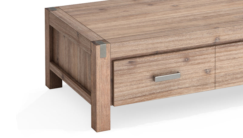 NOWRA 2 Drawer Coffee Table - Sale Now