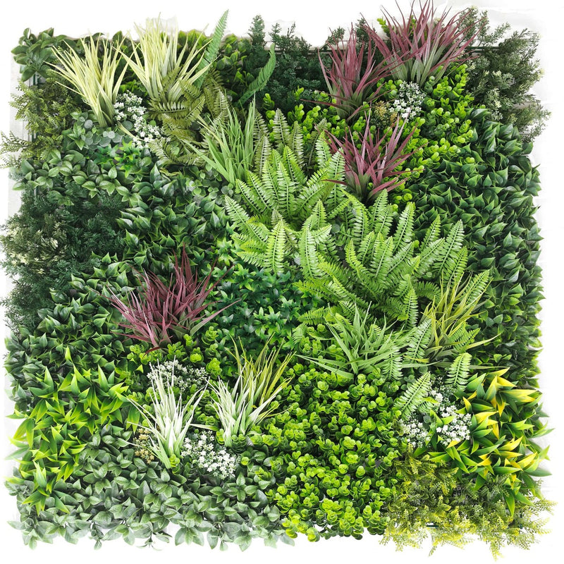 Premium Urban Greenery Vertical Garden / Green Wall UV Resistant 1m x 1m - Sale Now
