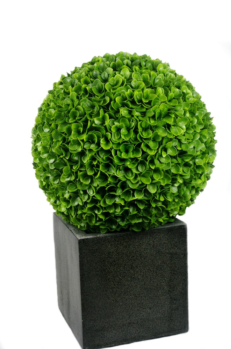 Large Clover Hedge Topiary Ball UV Resistant 48cm - Sale Now
