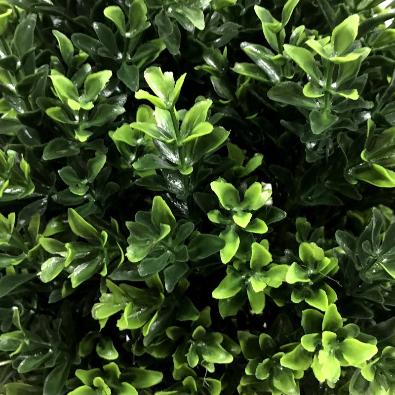 UV Resistant Artificial Topiary Shrub (Hedyotis) 50cm Mixed Green - Sale Now