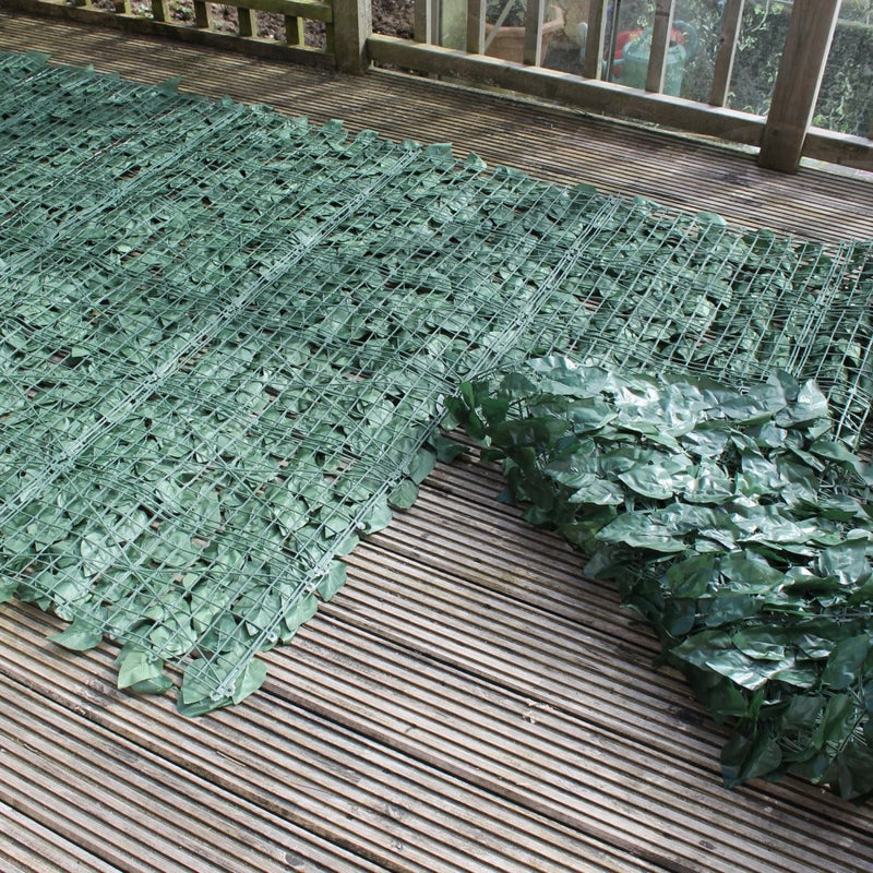 Artificial Ivy Leaf Hedging 3m X 1m Roll - Sale Now