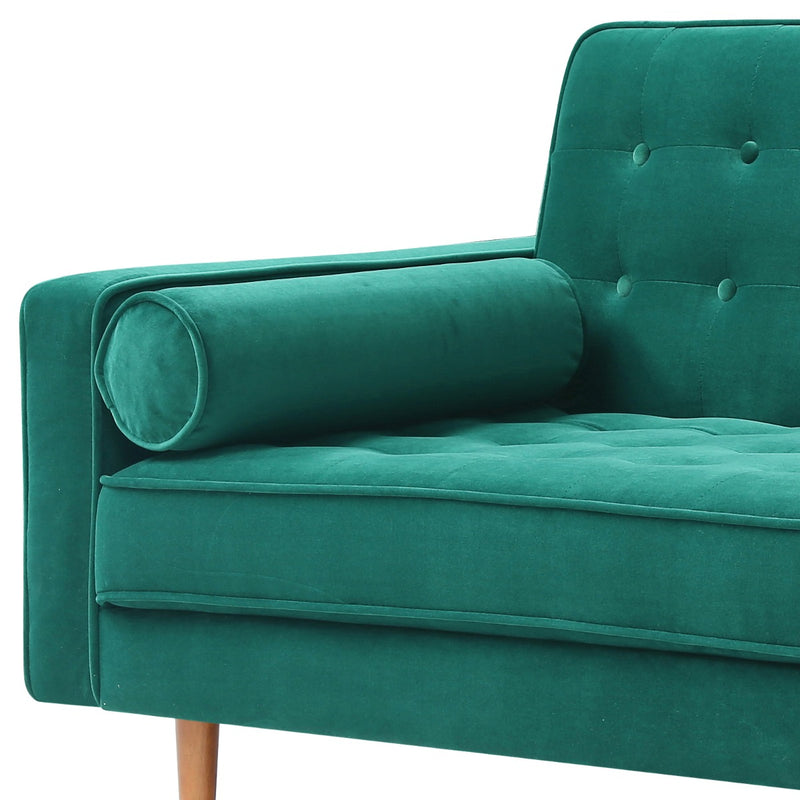 Sofa Marcella Green Velvet Fabric - Sale Now