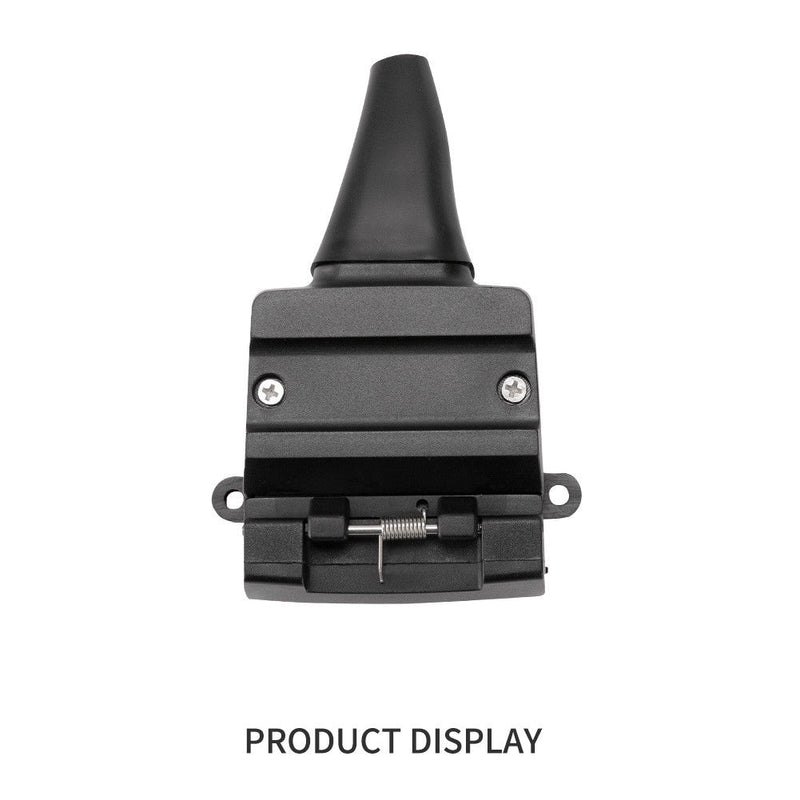 12 Pin Flat Trailer Socket Plastic Connector Trailer Caravan Adaptor Quick Fit - Sale Now