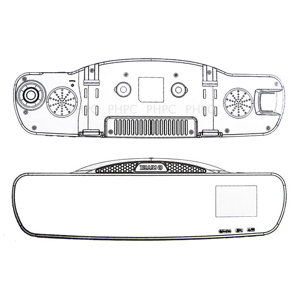 Ritek Full HD 1080 CRMT 01 Rearview Mirror + Driving Recorder - Sale Now