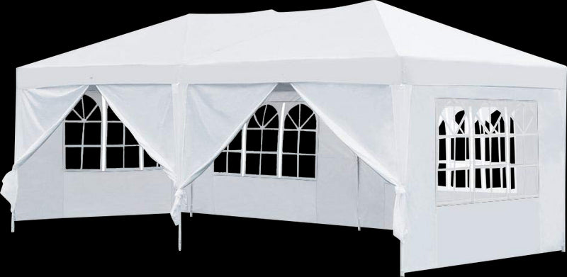 3x6m Gazebo Outdoor Marquee Tent Canopy White - Sale Now