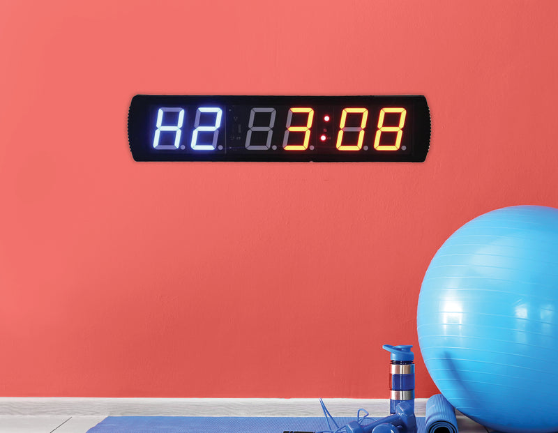 6 Digit Digital Timer Interval Fitness Clock - Sale Now