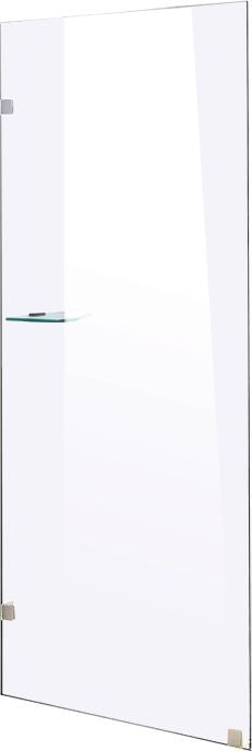 700 x 2100mm Frameless 10mm Safety Glass Shower Screen - Sale Now