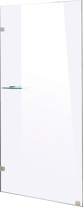 800 x 2000mm Frameless 10mm Safety Glass Shower Screen - Sale Now