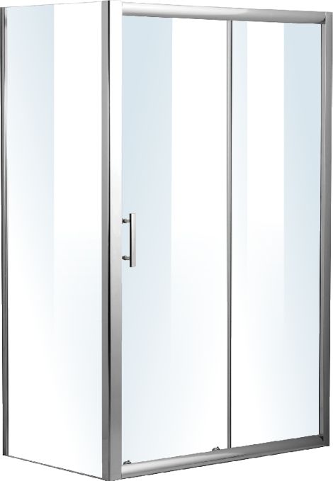 1200 X 700 Sliding Door Safety Glass Shower Screen By Della Francesca - Sale Now