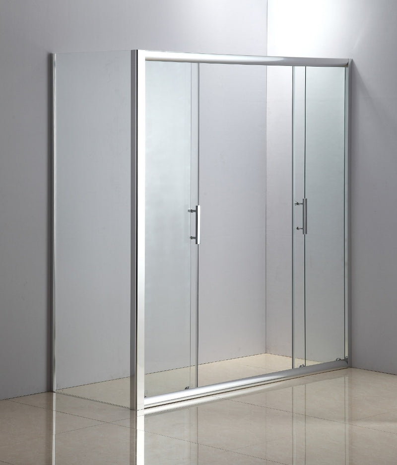 1700 X 700 Sliding Door Safety Glass Shower Screen By Della Francesca - Sale Now