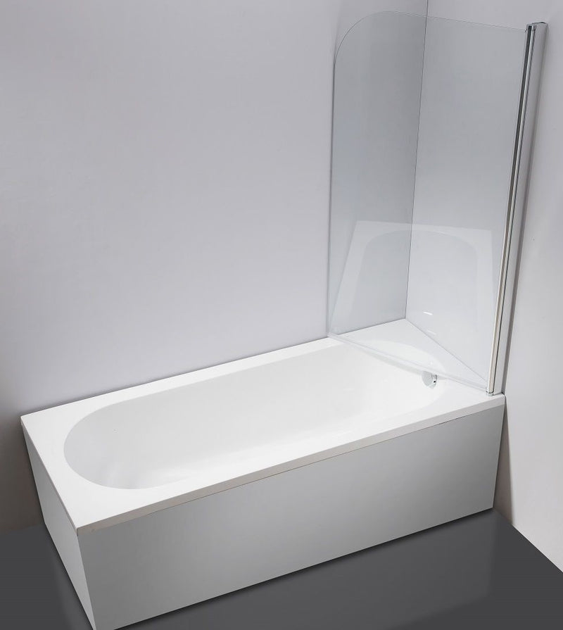 180&deg; Pivot Door 6mm Safety Glass Bath Shower Screen 800x1400mm By Della Francesca - Sale Now
