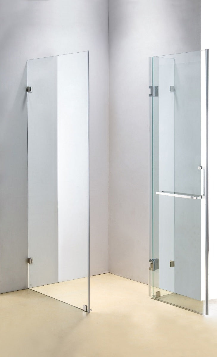 900 x 900mm Frameless 10mm Glass Shower Screen By Della Francesca - Sale Now
