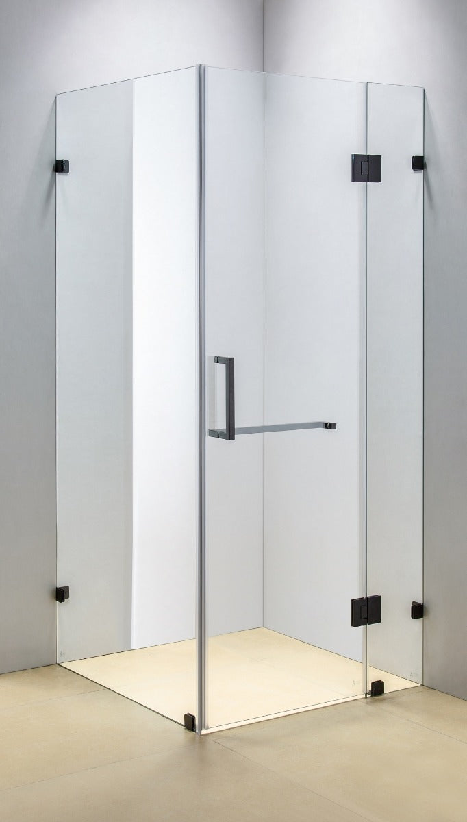 1000 x 1000mm Frameless 10mm Glass Shower Screen By Della Francesca - Sale Now