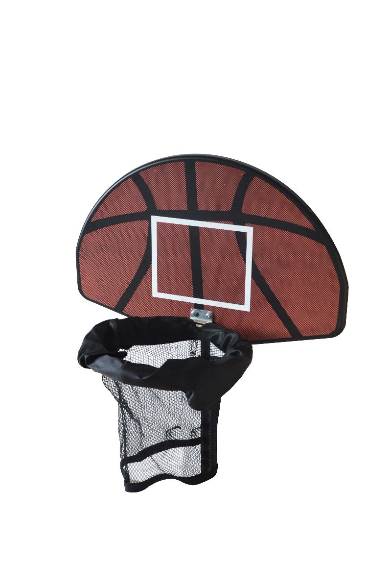 Trampoline Basketball Hoop Ring Backboard Ball Set - Sale Now