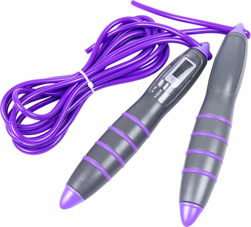 Digital LCD Skipping Jumping Rope - Purple - Sale Now