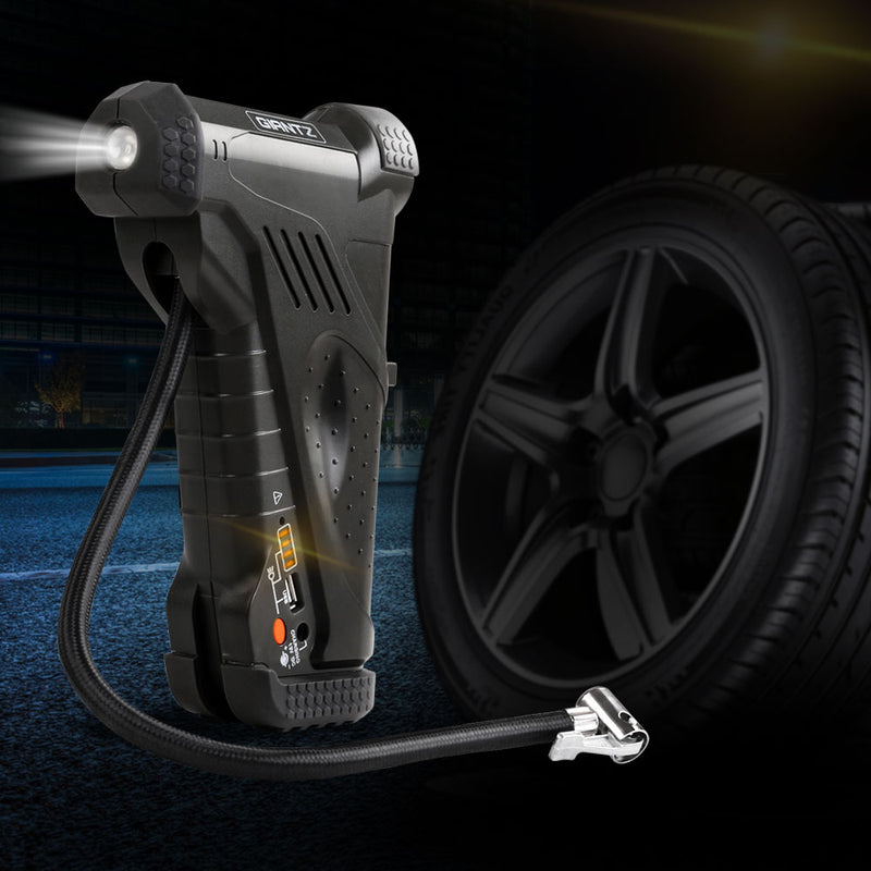 Giantz Portable Air Compressor Digital Hawk Cordless Car Pump Tyre Inflator 12V - Sale Now