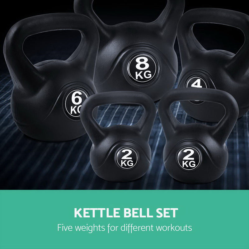 Everfit Set of 5 Kettle Bell Set - Sale Now
