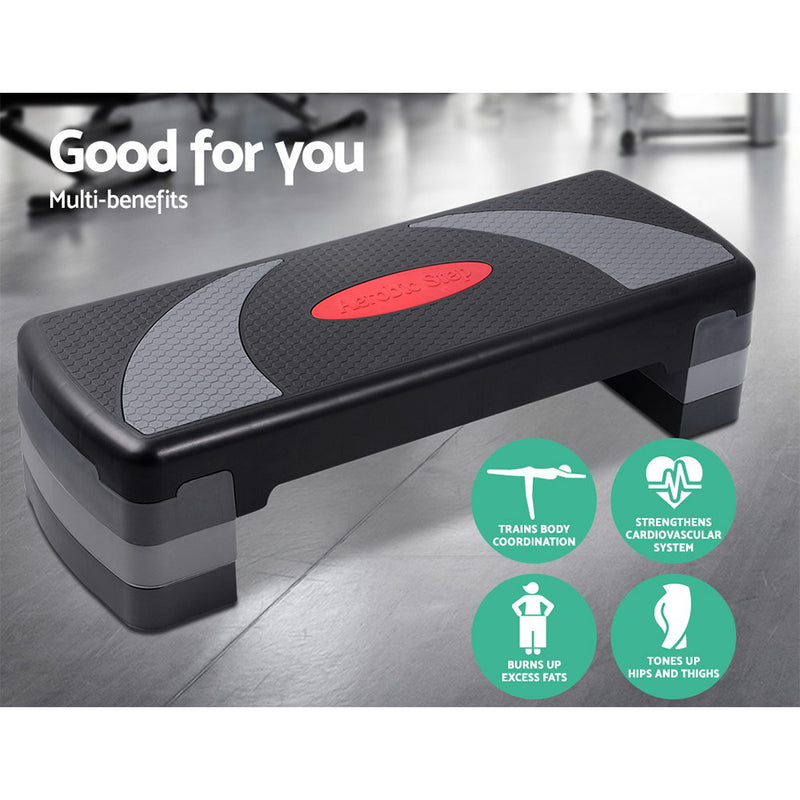 Everfit 3 Level Aerobic Step Bench - Sale Now