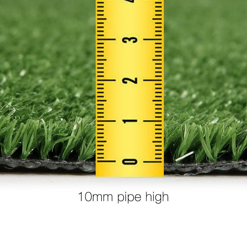 Primeturf Synthetic Artificial Grass Fake Turf 2Mx5M Plastic Olive Lawn 10mm - Sale Now