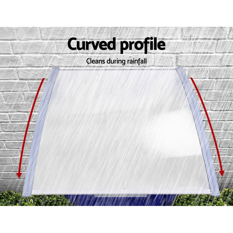 Instahut Window Door Awning Door Canopy Outdoor Patio Sun Shield 1.5mx2m DIY - Sale Now