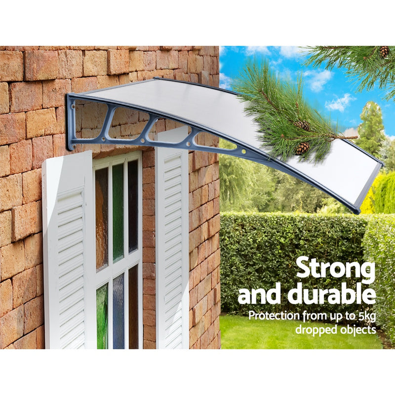 Instahut Window Door Awning Door Canopy Outdoor Patio Sun Shield 1.5mx4m DIY - Sale Now
