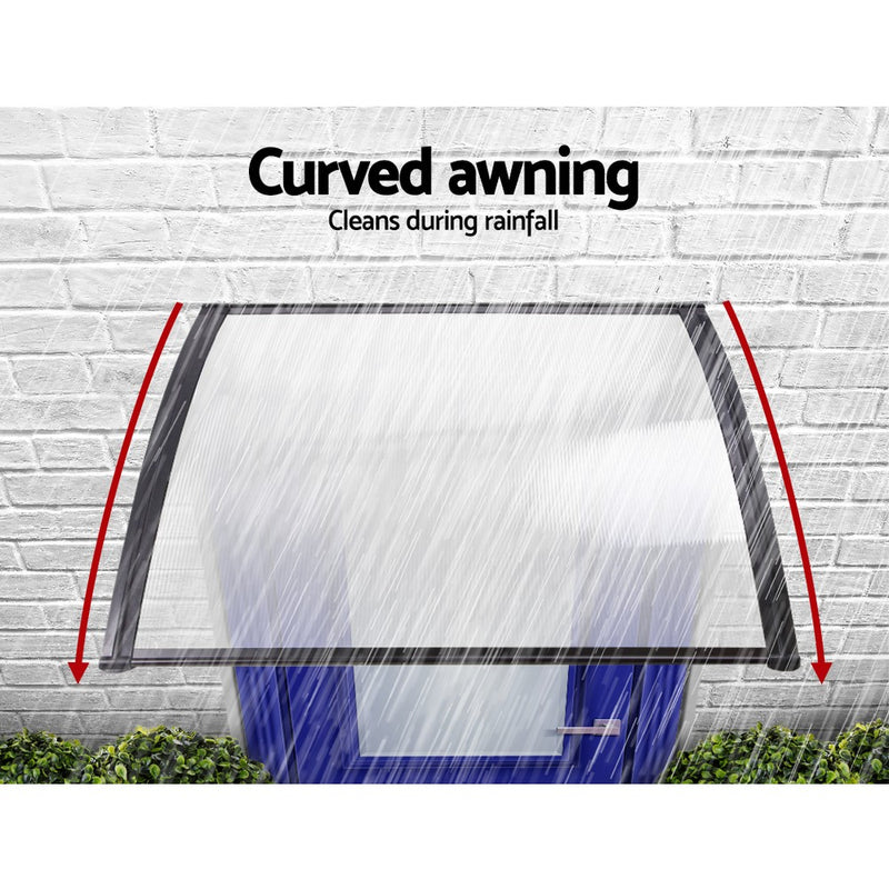 Instahut 1X1.2M Window Door Awning Canopy Rain Cover Sun Shield - Sale Now