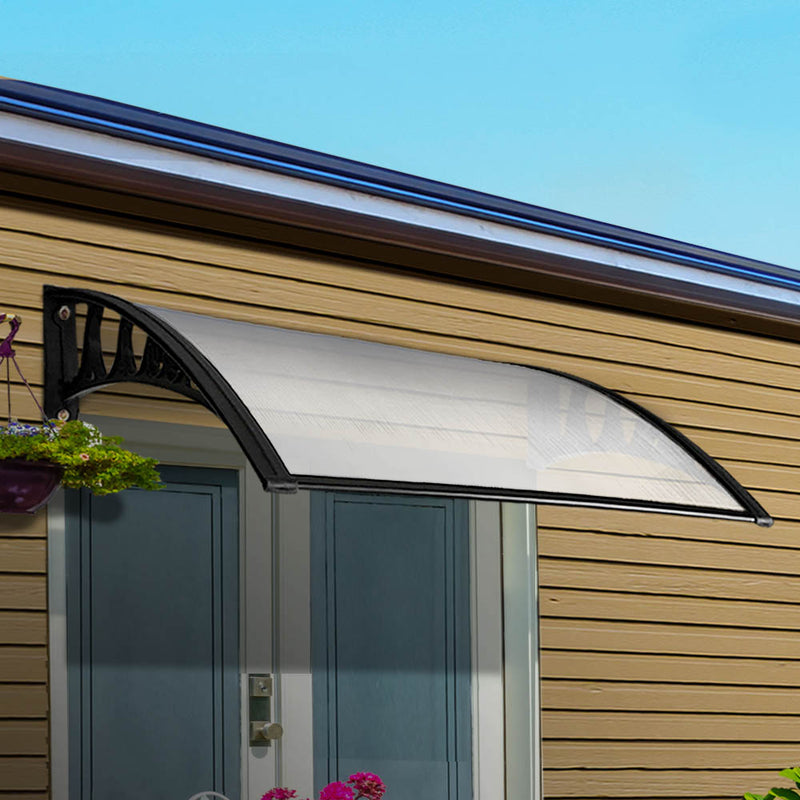Instahut 1X2.4M Window Door Awning Canopy Rain Cover Sun Shield - Sale Now
