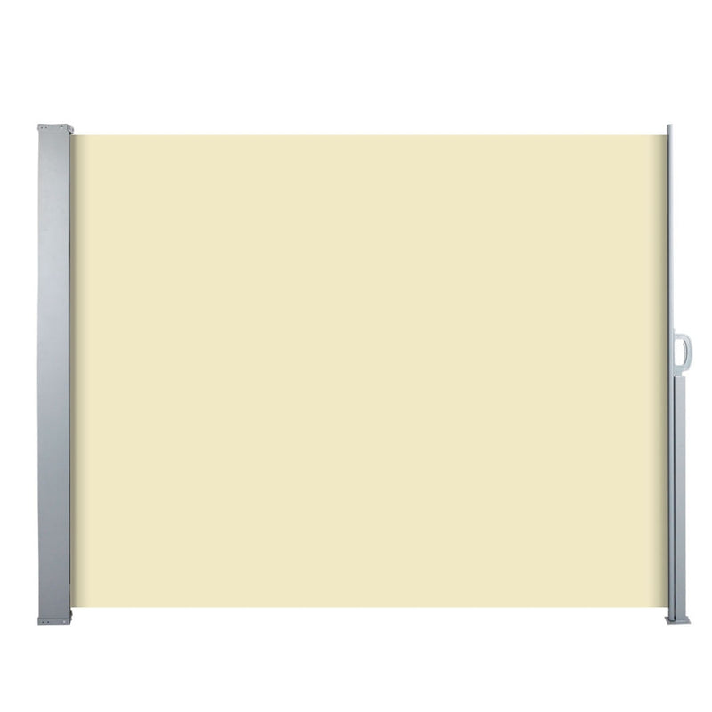 Instahut Retractable Side Awning Shade 1.8 x 3m - Beige - Sale Now