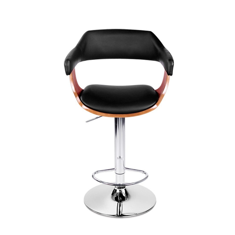 Artiss Wooden Bar Stool - Black and Wood - Sale Now