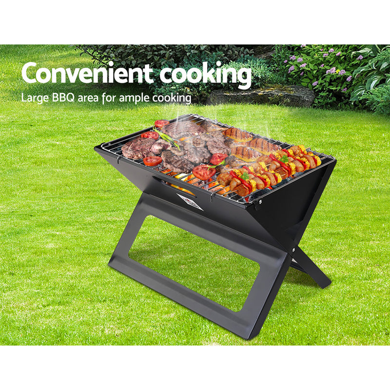 Grillz Notebook Portable Charcoal BBQ Grill - Sale Now