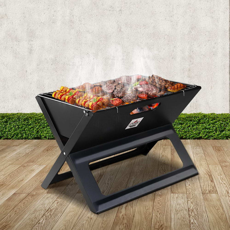 Grillz Notebook Portable Charcoal BBQ Grill - Sale Now