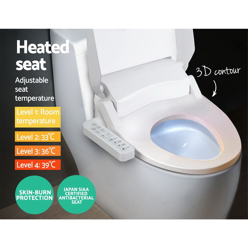 Electric Bidet Toilet Seat Cover Electronic Seats Paper Saving Auto Smart Wash - Sale Now