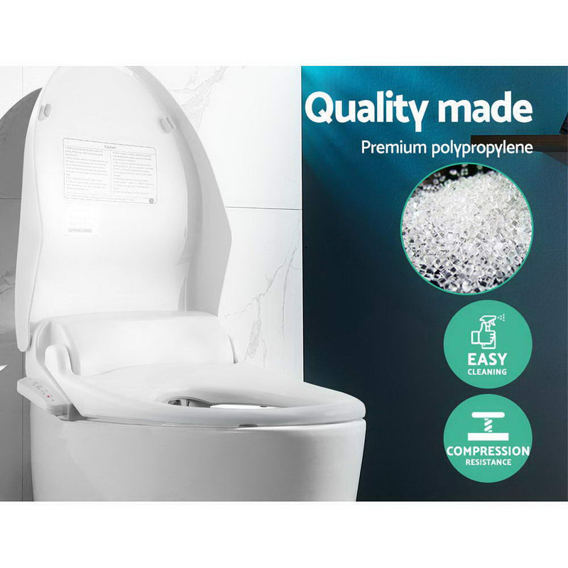 Cefito Smart Electric Bidet Toilet Seat Washlet Auto Electronic Cover Remote Control - Sale Now